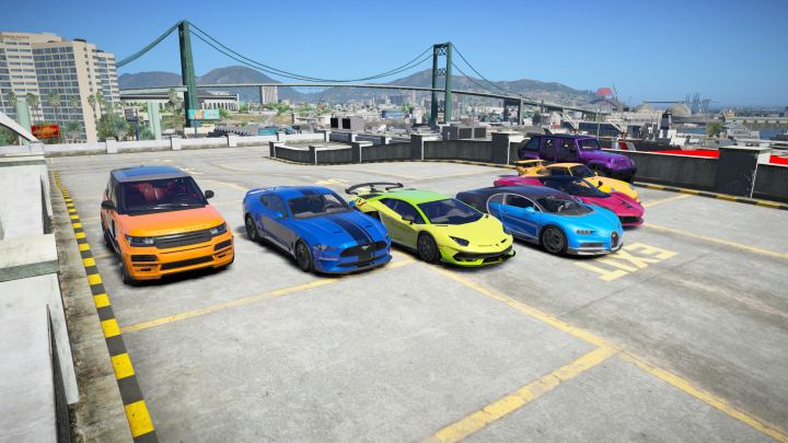 《侠盗猎车手5》增强版与NVE专用附加车辆包V2（100辆车）（Addon Carpack V2 For GTA V Enhanced and NVE (100 cars)）