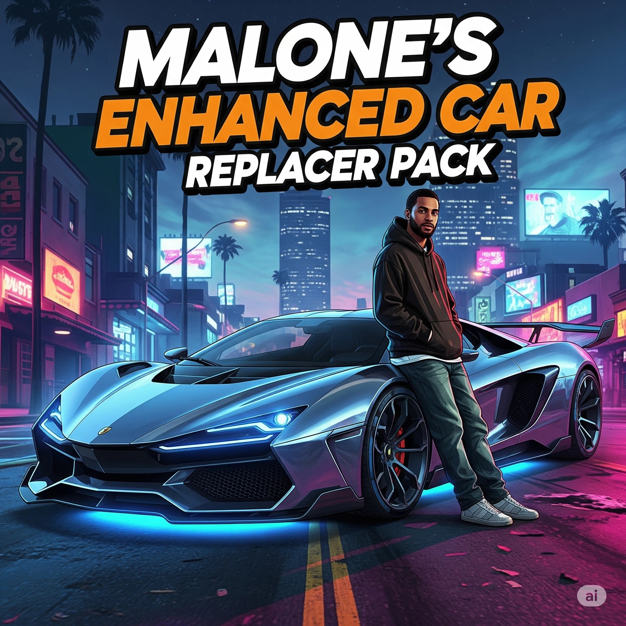 马龙的增强型汽车替换包（兼容NVE）（Malone’s Enhanced Car Replacer Pack (NVE Compatible)）