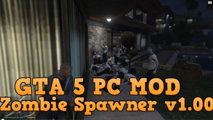 GTA 5 僵尸生成器 v1.00（GTA 5 僵尸生成器 v1.00（GTA 5 Zombie Spawner v1.00））