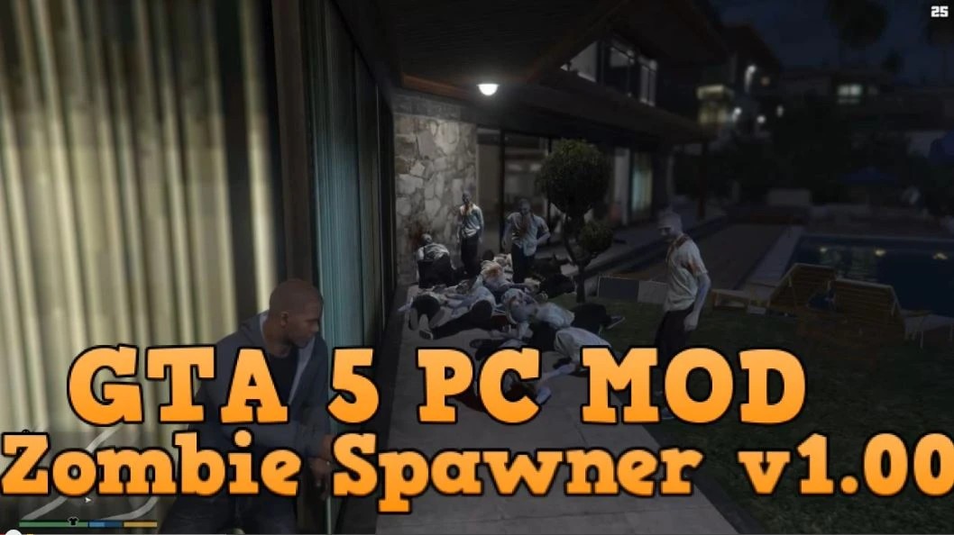 GTA 5 僵尸生成器 v1.00（GTA 5 僵尸生成器 v1.00（GTA 5 Zombie Spawner v1.00））