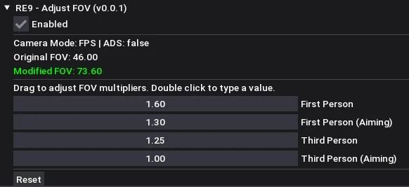 调整视野（Adjust FOV）