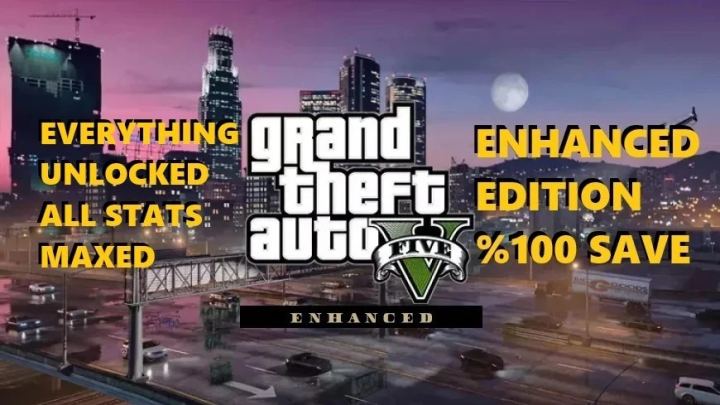 侠盗猎车手5 增强版 – 100% 通关存档（Grand Theft Auto V Enhanced Edition – 100 Save Game）