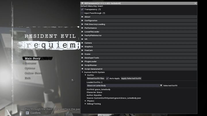 自定义穿搭系统（Custom Outfit System）