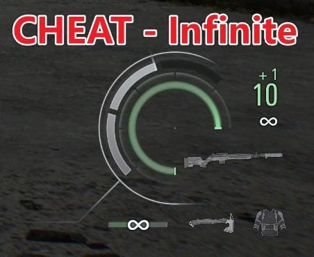 作弊 – 无限弹药 生命值 斧头耐久（CHEAT – Infinite Ammo Health Axe Dur）