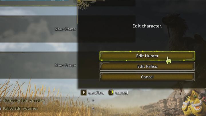 无限角色与随从猫编辑（Unlimited Character and Palico Edits）