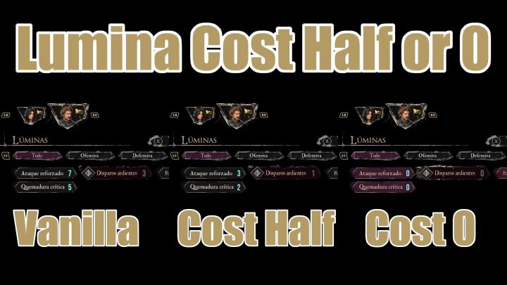 Lumina半价或零元（两个版本）（Lumina Cost Half or 0 (2 Versions)）