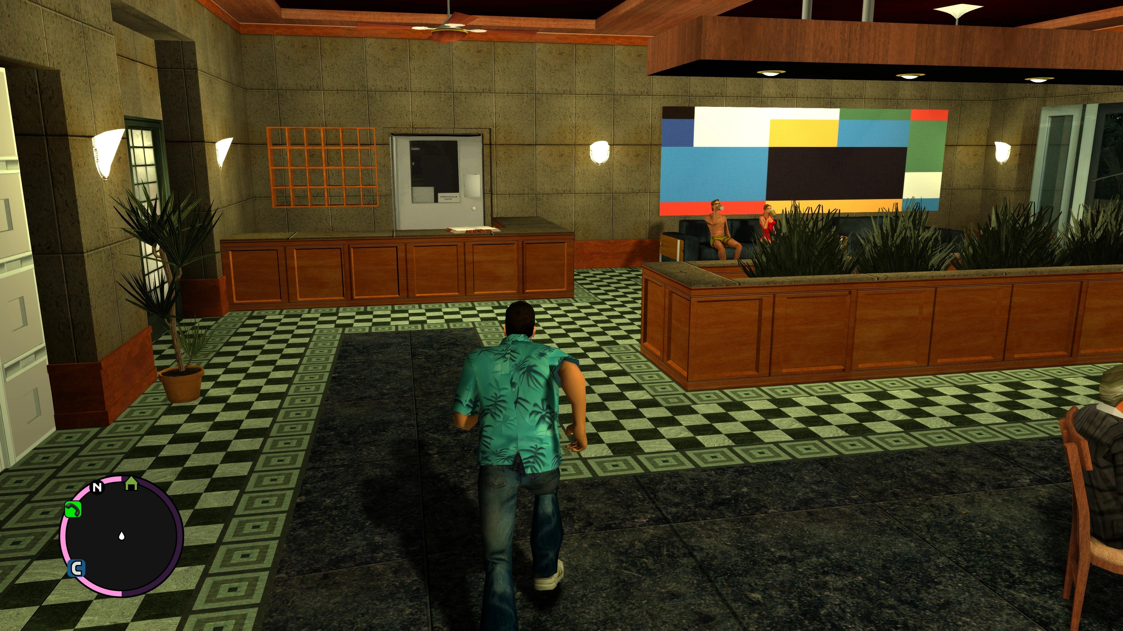 GTA VCNGE – 室内场景疾跑模组（GTA VCNGE – Sprint Inside Interiors）