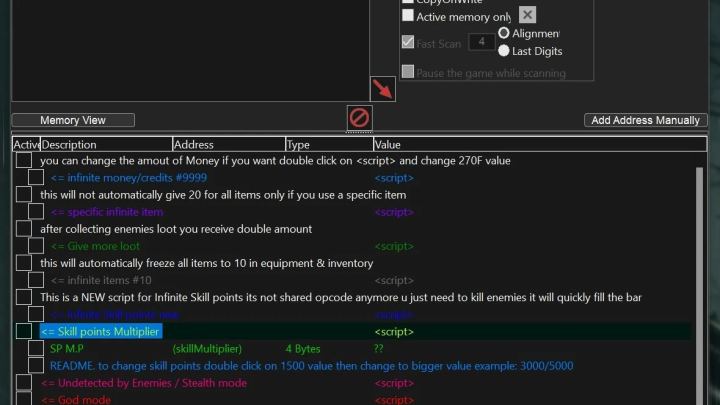 只狼终极修改表（Ultimate Cheat Table for Sekiro）