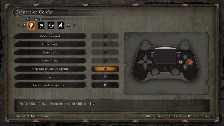 PS4原生按键（Native PS4 Buttons）