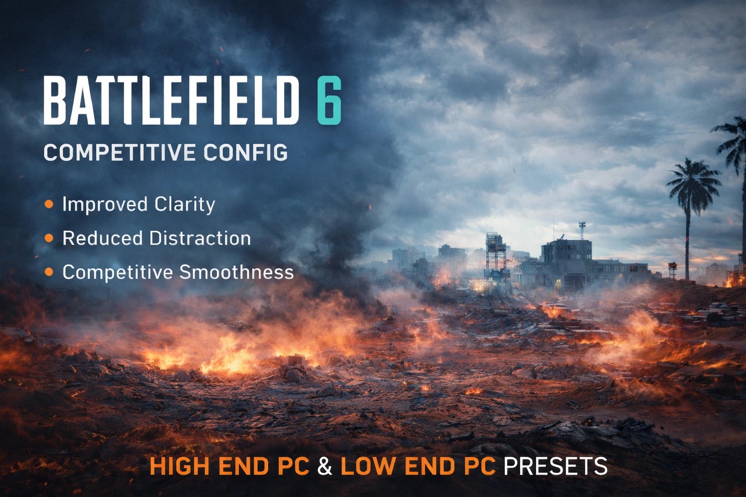《战地6》竞技配置指南：高端与低端PC适用方案（Battlefield 6 Competitive Config – High End and Low End PC）