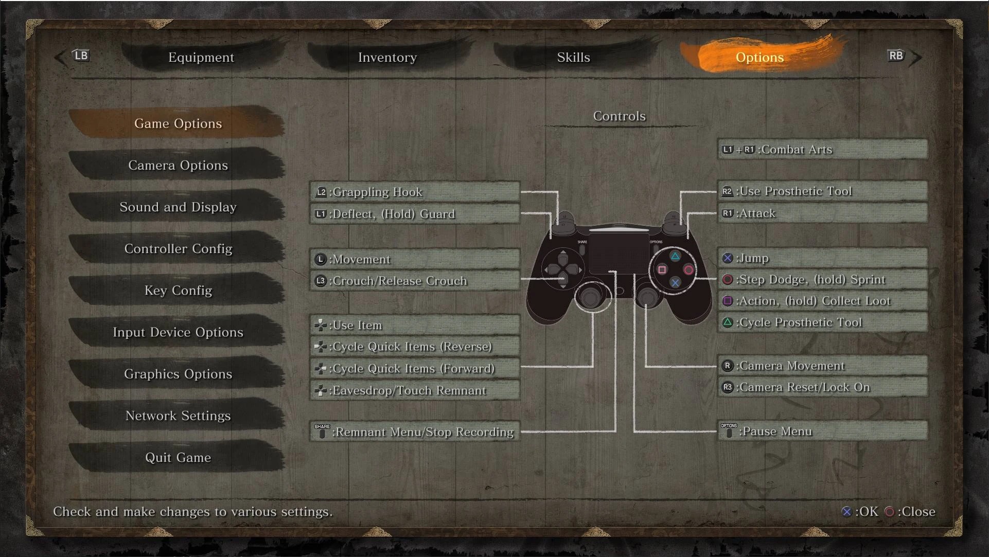 《只狼：影逝二度》v1.05版 PS4按键适配补丁（PS4 Buttons for Sekiro v1.05）