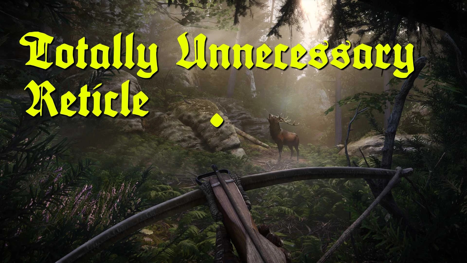 完全多余的弓箭与弩用瞄准分划板（Totally unnecessary Reticle for Bows and Crossbows）
