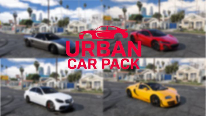 都市车辆包（附加140辆车）增强版与NVE（Urban Car Pack (Add-On 140 Cars) Enhanced and NVE）