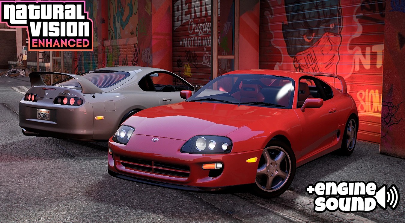 1998款丰田Supra JZA80 – 音效、调校、操控插件 支持Enhanced与NVE（1998 Toyota Supra JZA80 – Addon ‘ Sound ‘ Tuning’ Handling ‘ work on Enhanced and NVE）