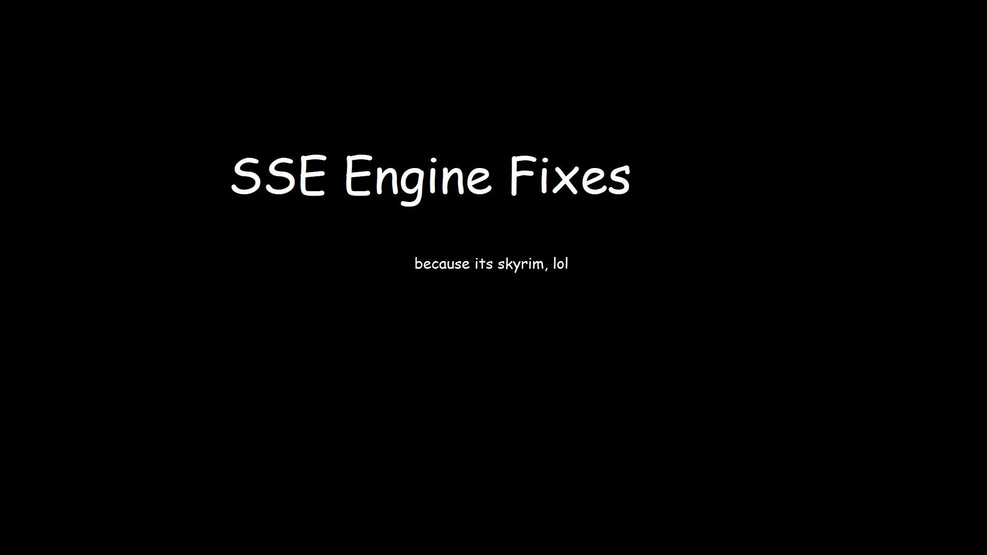 天际特别版引擎修复（SKSE64插件）（SSE Engine Fixes (skse64 plugin)）