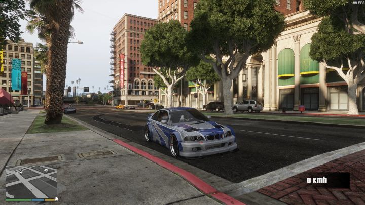 安装了引擎音效模组的BMW M3 E46 GTR（附加组件）（BMW M3 E46 GTR (Add-On) with installed engine sound mod）