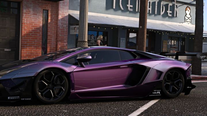 兰博基尼Aventador LP700-4 自由步（Lamborghini Aventador LP700-4 LibertyWalk）