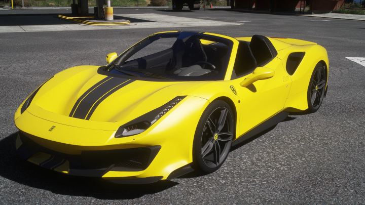 2019款法拉利488 Pista Spider（2019 Ferrari 488 Pista Spider）