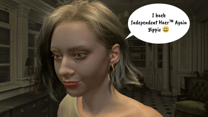 独立飘逸发丝 – NG（Independent Grace Hair Strands – NG）