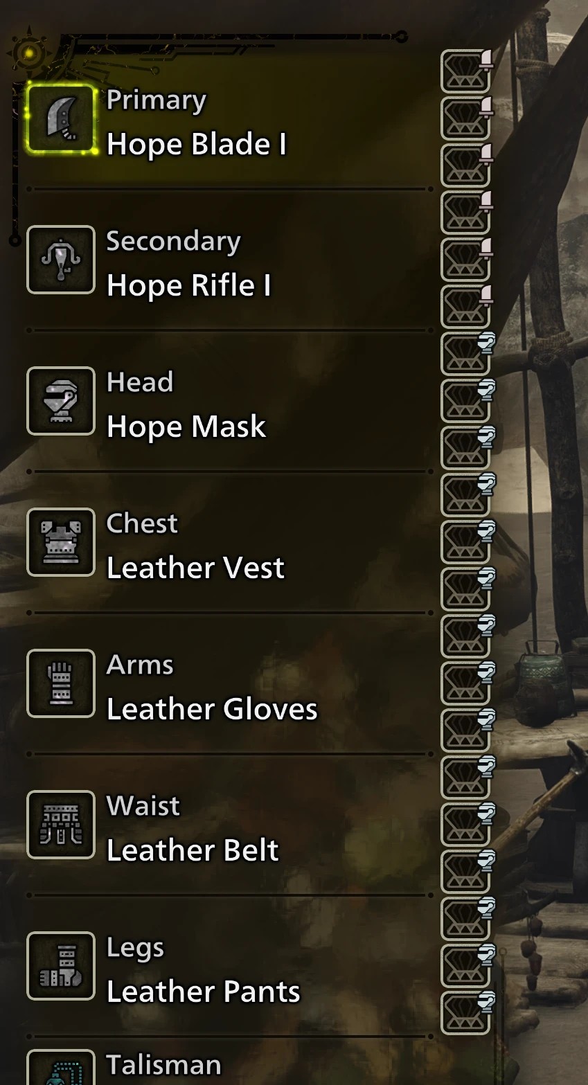 最大插槽与技能 – 护甲、武器及护符（Max Slots and Skills – Armor and Weapons and Talismans）