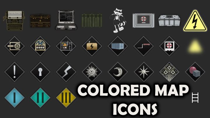彩色地图图标（COLORED MAP ICONS）
