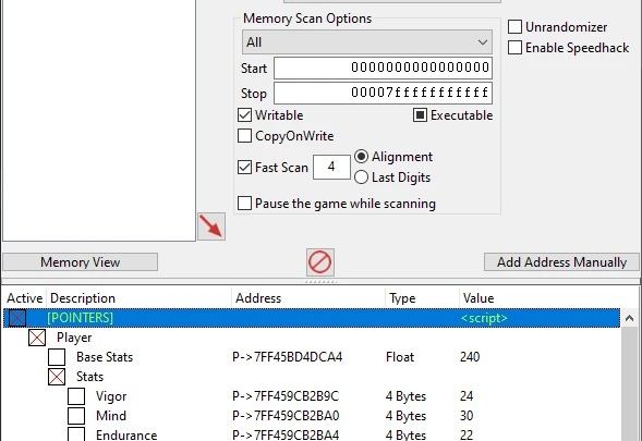 艾尔登法环 修改表（Elden Ring Cheat Table）