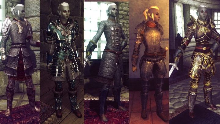 各式女性防护盔甲（Assorted Protective Female Armors）