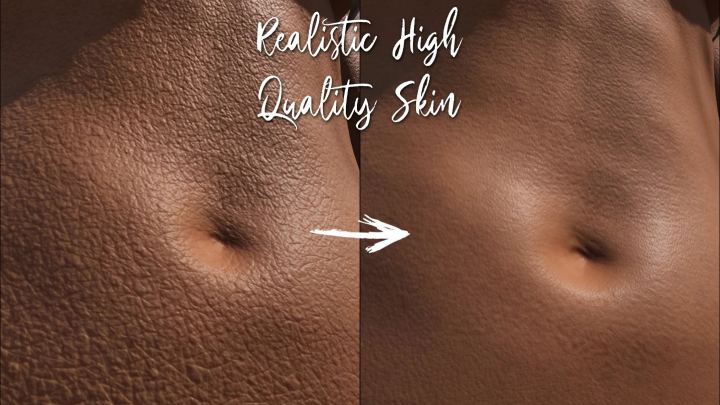 逼真高品质肌肤（Realistic High Quality Skin）