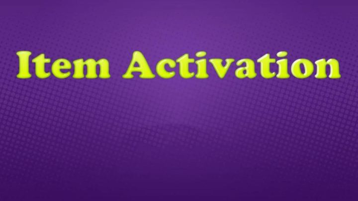 项目激活（U12）（Item Activation(U12)）