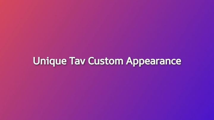 独特塔夫自定义外观（Unique Tav Custom Appearance）
