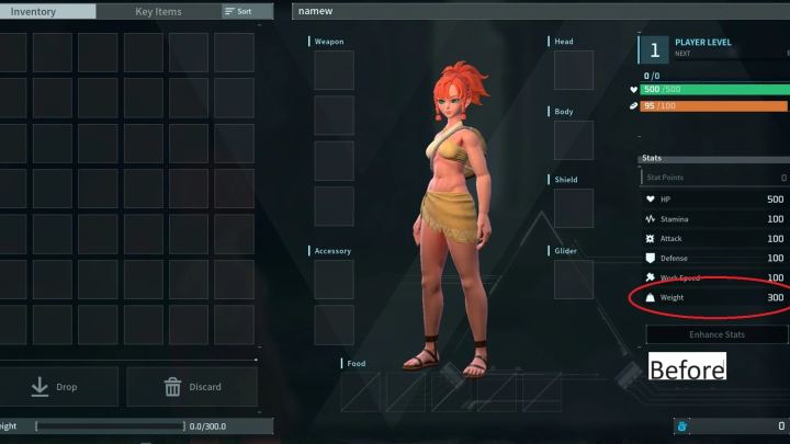 负重提升（Carry weight increase）