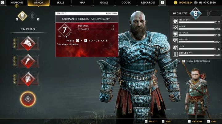 《战神》新游戏+ 存档文件（PS4导入）（God of War NG Plus Save File (PS4 Import)）