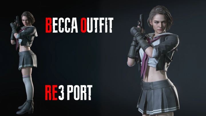 《生化危机3 重制版》贝卡服装移植版（Becca Costume RE3 Port）