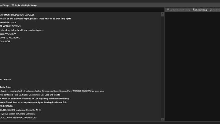《寒霜本地化编辑器》（Frosty Localisation Editor）
