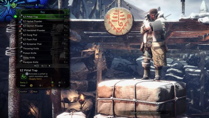 冰原 商店全物品（All Items in Shop for Iceborne）