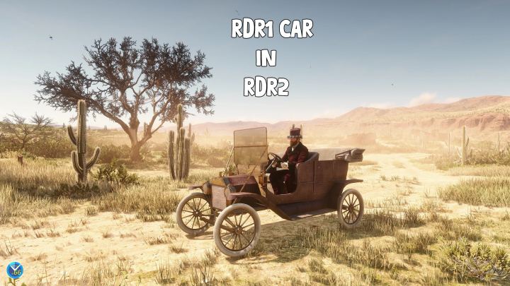 《荒野大镖客：救赎2》中的《荒野大镖客：救赎1》马车（RDR1 Car in RDR2）