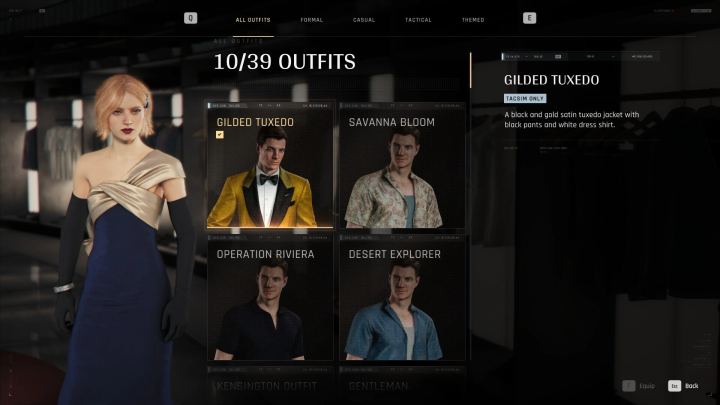 邦女郎 – Tacsim 套装替换（已针对补丁2更新）（Bond Girls – Tacsim Outfit Swaps (Updated for Patch 2)）