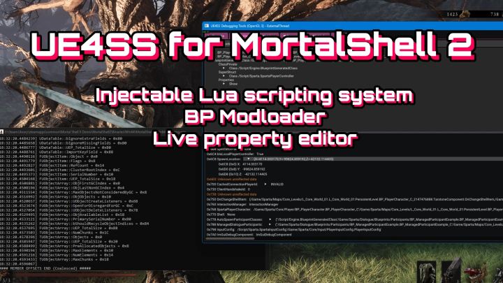 《致命躯壳2》UE4SS修改工具（UE4SS for MortalShell2）