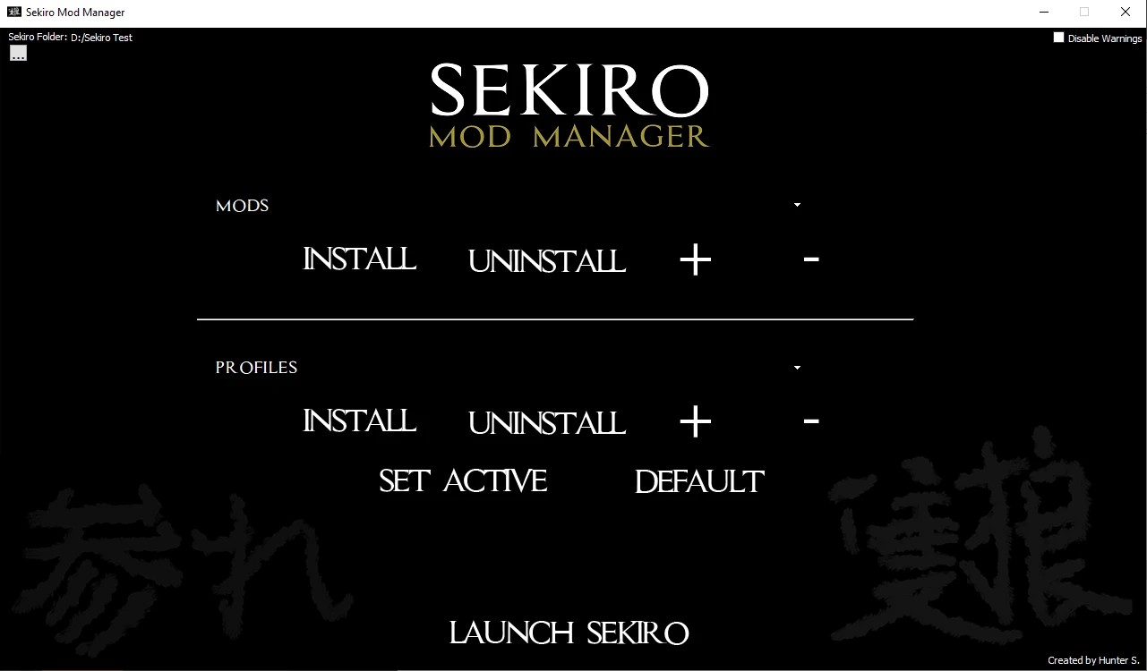 只狼模组管理器（Sekiro Mod Manager）