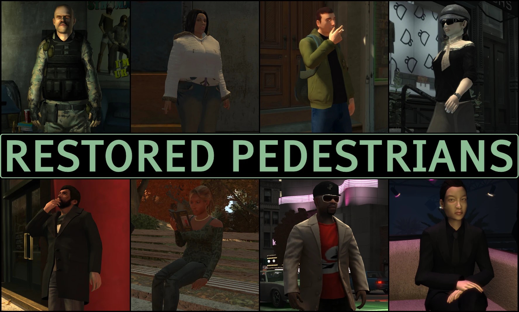 恢复通行的行人通道（Restored Pedestrians）