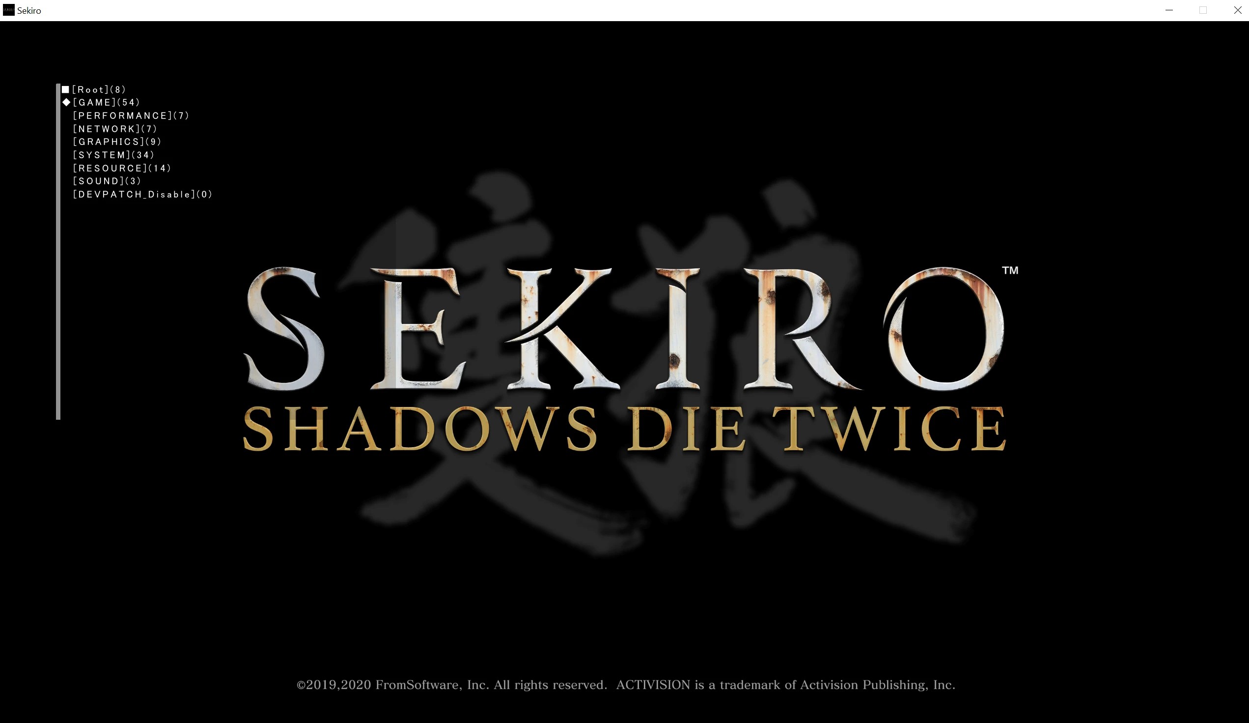 只狼调试菜单（Sekiro Debug Menu）